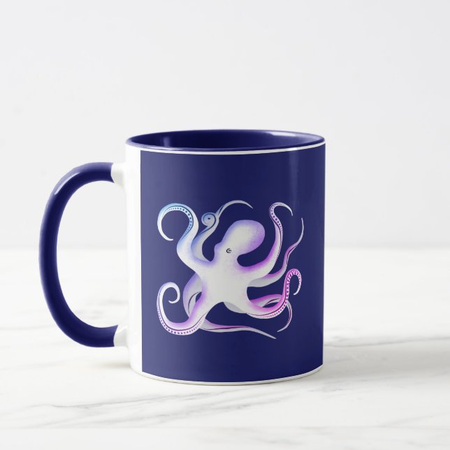 Octopus Silhouette Mug (Left)