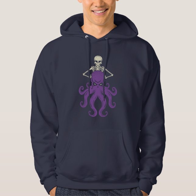 Octopus Skeleton Hoodie (Front)