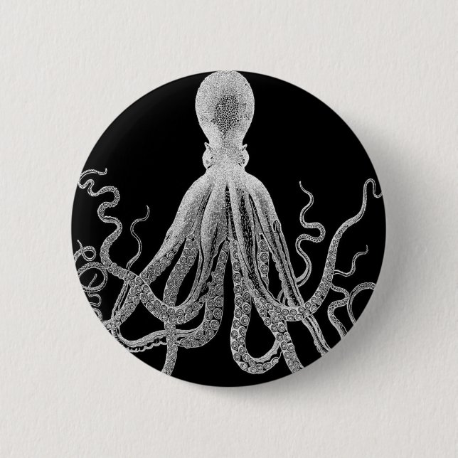 octopus sketch button (Front)