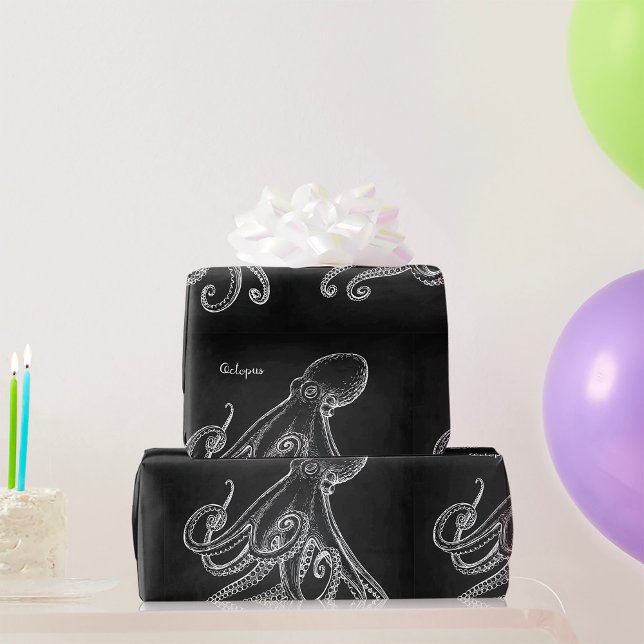 Octopus Sketch Wrapping Paper (Creator Uploaded)