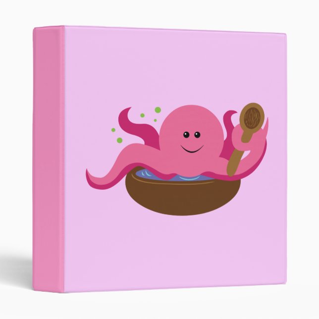 Octopus Soup 3 Ring Binder (Front/Spine)