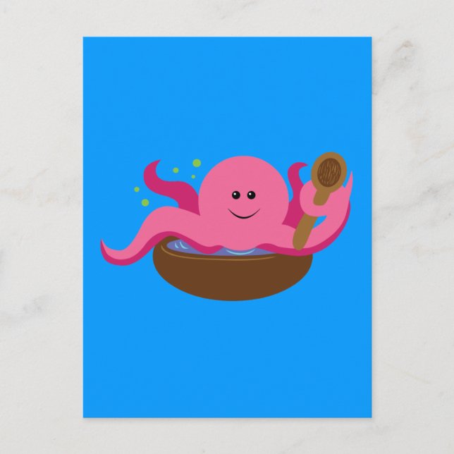 Octopus Soup Postcard (Front)