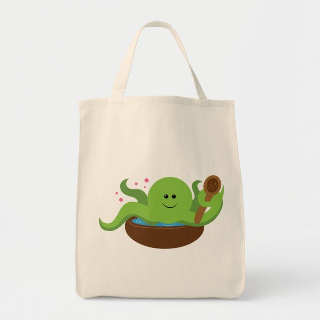 Octopus Soup Tote Bag (Front)