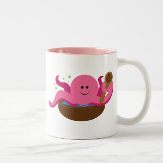 Octopus Soup Two-Tone Coffee Mug