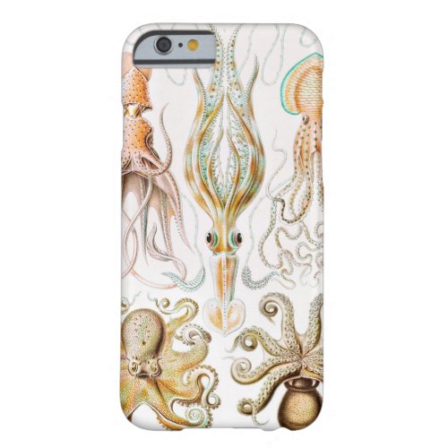 Octopus Squid Gamochonia by Ernst Haeckel Barely There iPhone 6 Case