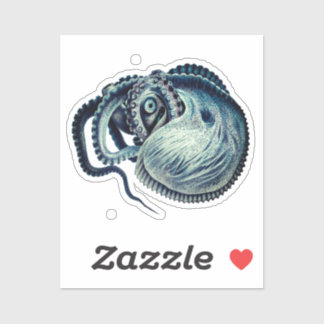 Octopus Squid Nautilus Argonaut Sticker