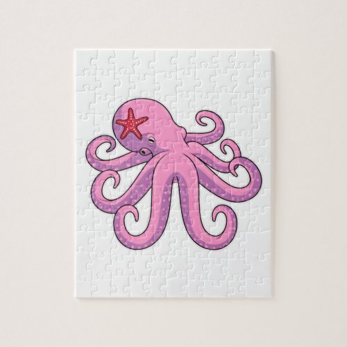 Octopus Starfish Jigsaw Puzzle