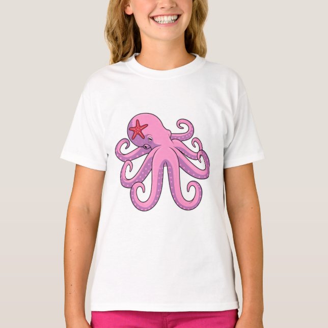 Octopus Starfish T-Shirt (Front)