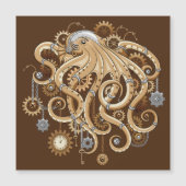 Octopus Steampunk Retro Mechanical Fantasy (Front)