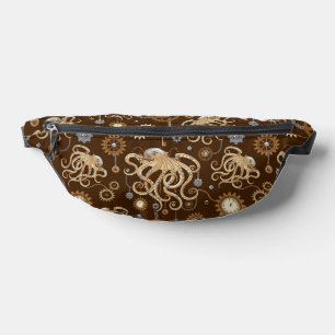 Octopus Steampunk Retro Mechanical Fantasy Fanny Pack