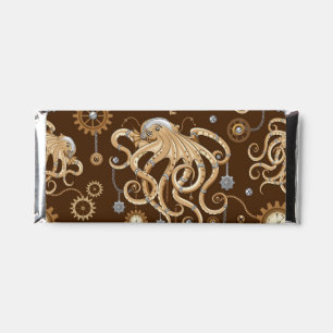 Octopus Steampunk Retro Mechanical Fantasy Hershey Bar Favors