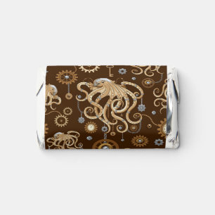 Octopus Steampunk Retro Mechanical Fantasy Hershey's Miniatures