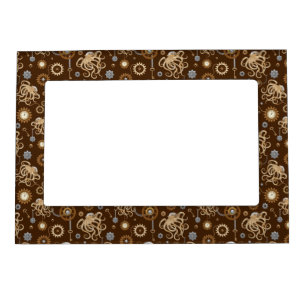 Octopus Steampunk Retro Mechanical Fantasy Magnetic Frame