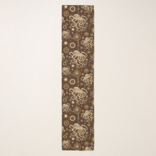 Octopus Steampunk Retro Mechanical Fantasy Scarf