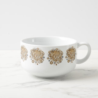 Octopus Steampunk Retro Mechanical Fantasy Soup Mug