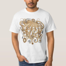 Octopus Steampunk Retro Mechanical Fantasy