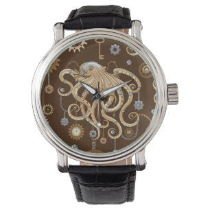 Octopus Steampunk Retro Mechanical Fantasy Watch
