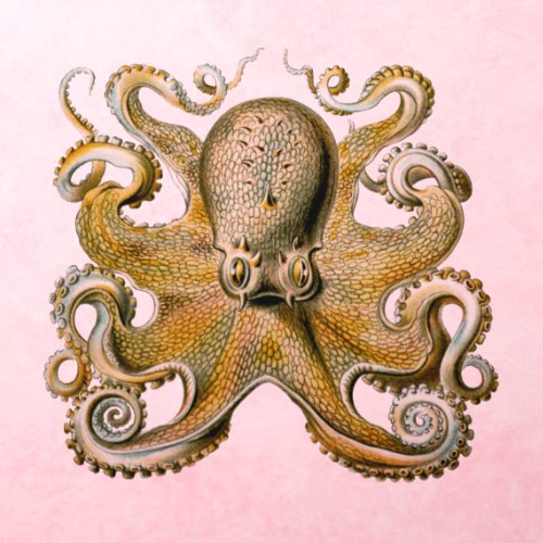 Octopus Steampunk Wall Decal