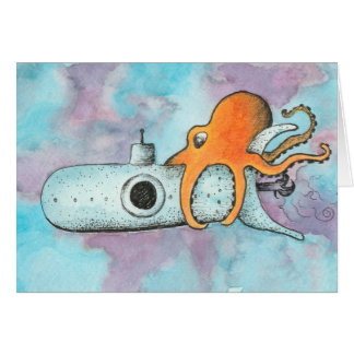 Octopus & Submarine Cards