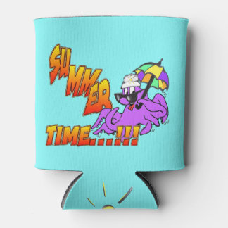 Octopus Summer Time Can Cooler