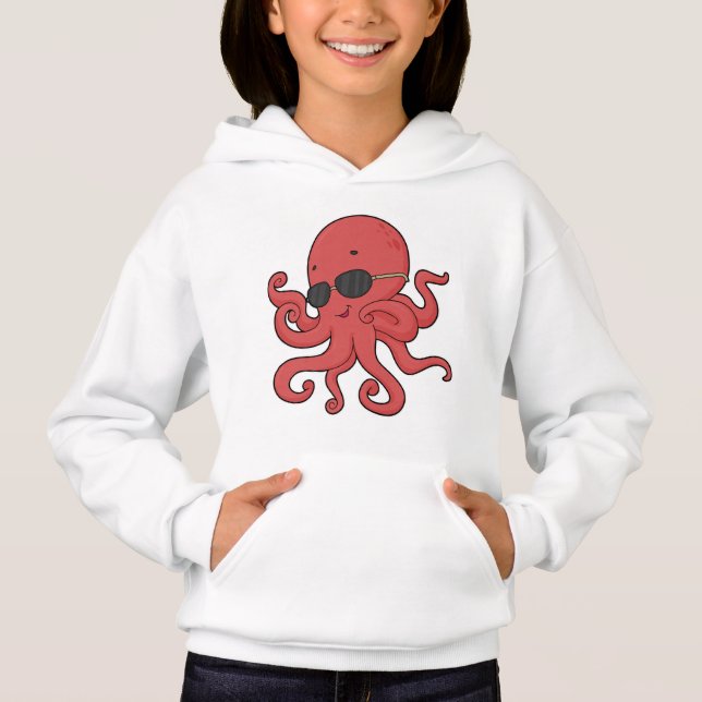 Octopus Sunglasses Hoodie (Front)