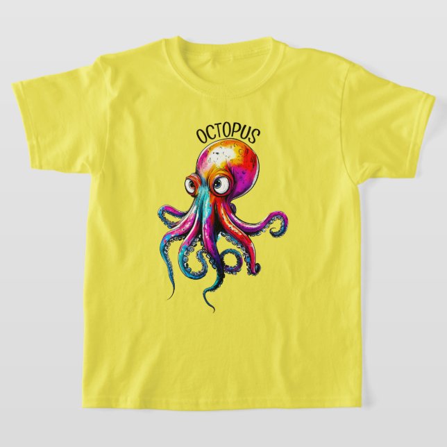 Octopus T-Shirt (Laydown)