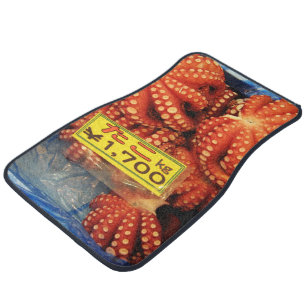 Octopus Tako たこ Tsukiji Fish Market, Tokyo, Japan Car Mat