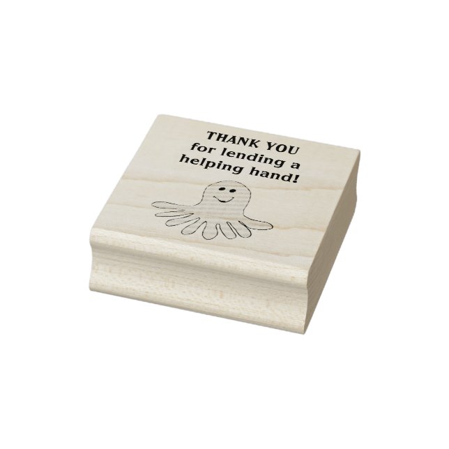 Octopus Teacher thank you for helping Rubber Stamp (Stamp)