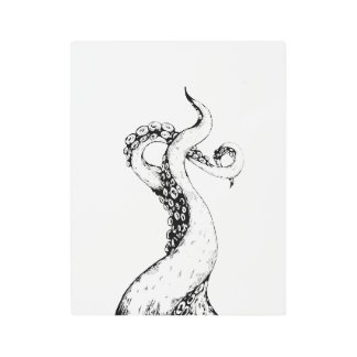 octopus tentacles metal wall art