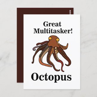 Octopus Tentacles Multitasker Funny 