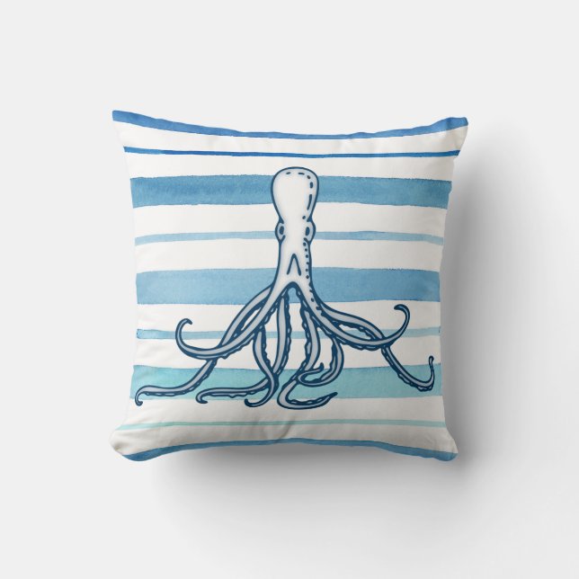 octopus throw pillow (Front)