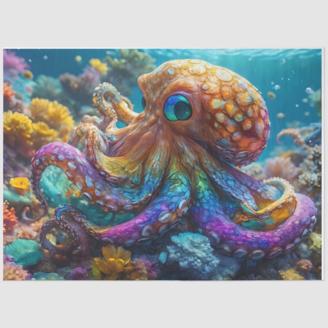 Octopus Tissue Paper (Front)