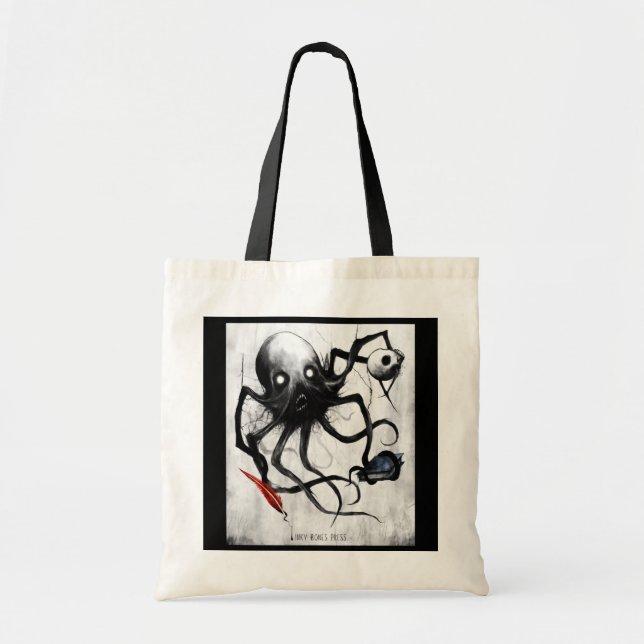Octopus Tote Bag - Natural (Front)