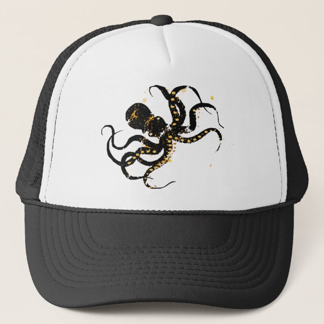 Octopus Trucker Hat (Front)