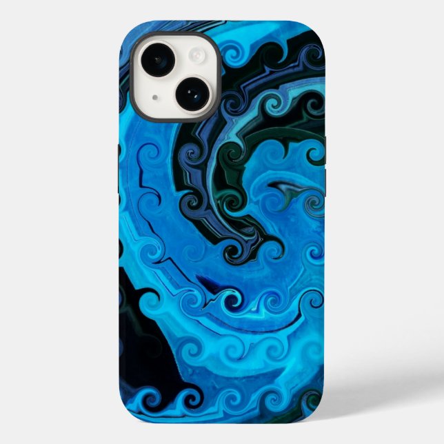 Octopus Under The Sea Abstract Case-Mate iPhone Case (Back)