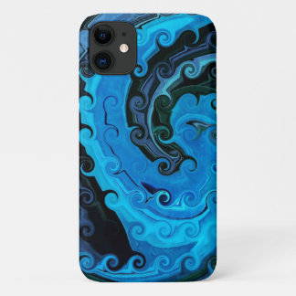 Octopus Under The Sea Abstract iPhone 11 Case