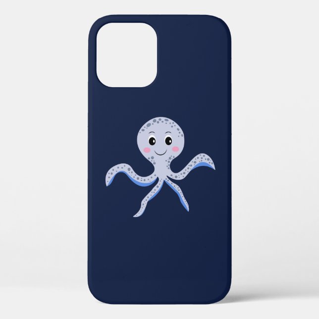 Octopus under the sea kids pattern Case-Mate iPhone case (Back)
