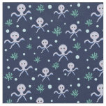 Octopus under the sea kids pattern  fabric