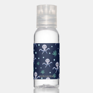 Octopus under the sea kids pattern hand sanitizer