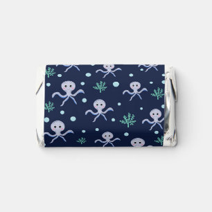 Octopus under the sea kids pattern hershey's miniatures