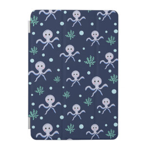Octopus under the sea kids pattern iPad mini cover