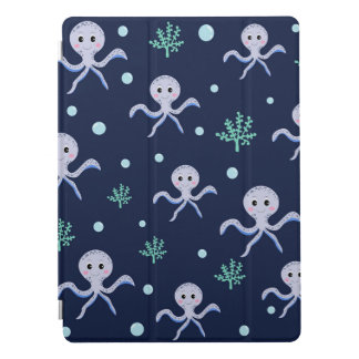 Octopus under the sea kids pattern iPad pro cover