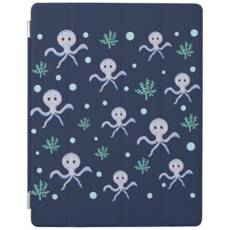 Octopus under the sea kids pattern iPad smart cover