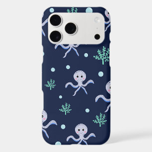 Octopus under the sea kids pattern iPhone 17 pro max case