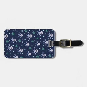Octopus under the sea kids pattern luggage tag