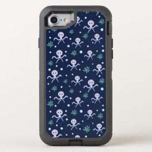 Octopus under the sea kids pattern OtterBox defender iPhone SE/8/7 case