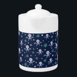 Octopus under the sea kids pattern teapot<br><div class="desc">https://www.zazzle.com/store/dinatemraz?rf=238516397992719979</div>