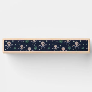 Octopus under the sea kids pattern topple tower