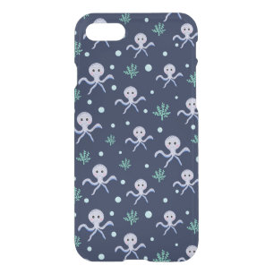 Octopus under the sea kids pattern iPhone SE/8/7 case