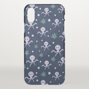 Octopus under the sea kids pattern iPhone x case
